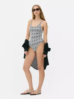Primark Stroje Kąpielowe I Plażowe<Żakardowy wysmuklający strój kąpielowy