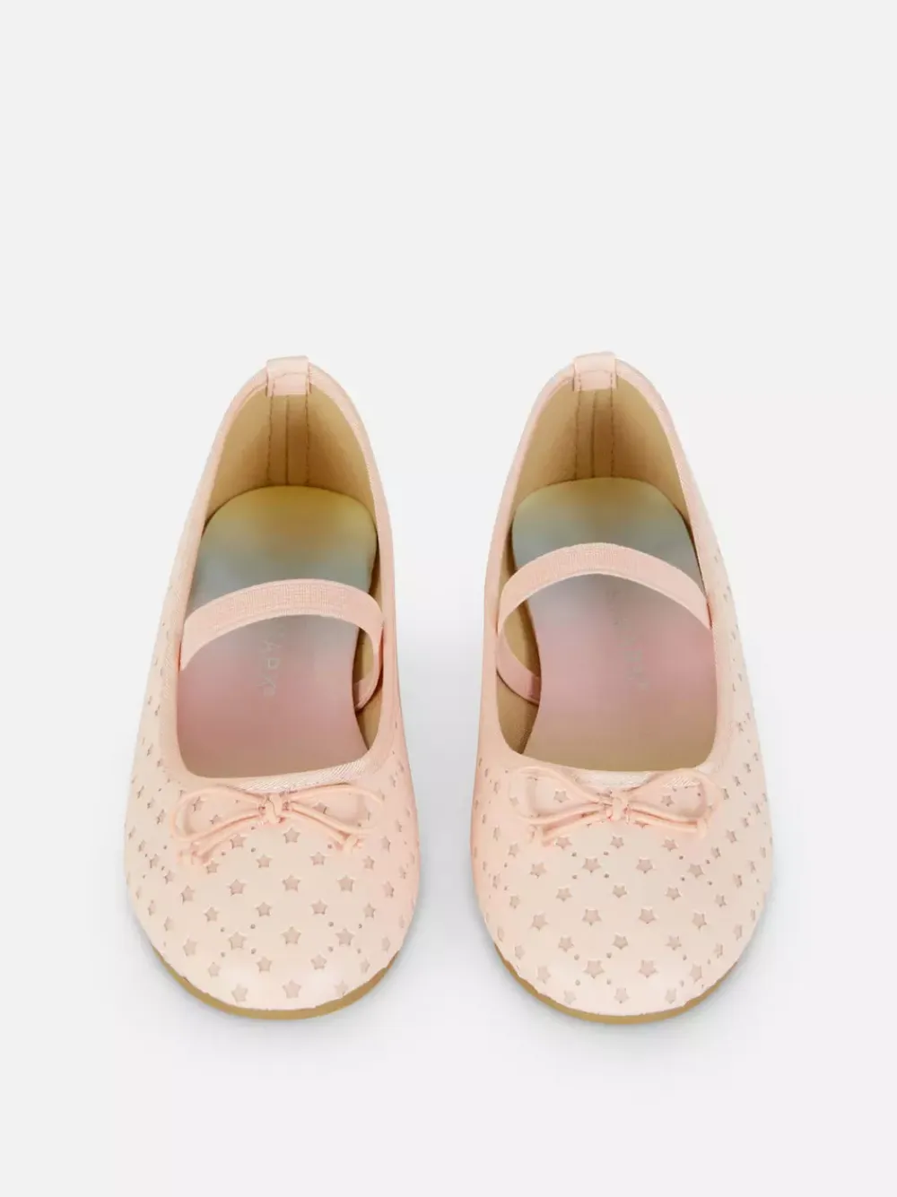 Dzieci Primark Płaskie Buty<Balerinki z laserowo wycinanymi gwiazdkami