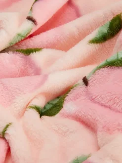 Primark Koce I Narzuty<Bardzo miękka narzuta z nadrukiem w brzoskwinie