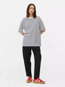 Primark Topy I T-Shirty<Bawełniany T-shirt o kroju oversize