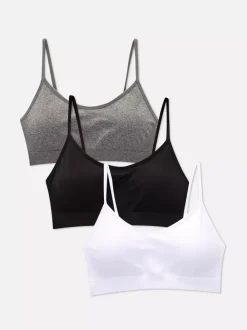 Primark Biustonosze<Bezszwowe krótkie braletki na ramiączkach, 3 pary