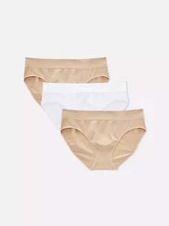 Damskie Primark Majtki Damskie<Bezszwowe minifigi, 3 pary