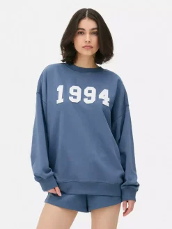 Primark Bluzy<Bluza oversize z nadrukiem