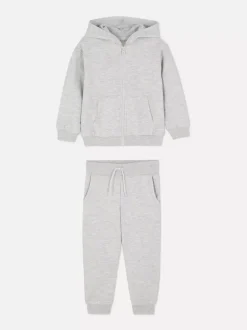 Dzieci Primark Komplety I Gotowe Stroje<Bluza z kapturem i suwakiem oraz spodnie dresowe