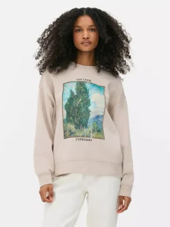 Primark Odzież Domowa I Na Siłownię|Bluzy<Bluza z nadrukiem artystycznym