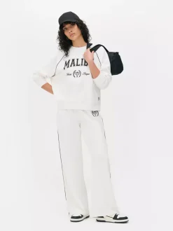 Primark Bluzy|Odzież Domowa I Na Siłownię<Bluza z napisem Malibu