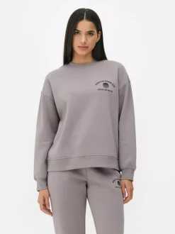 Primark Odzież Domowa I Na Siłownię|Bluzy<Bluza z okrągłym dekoltem i nadrukiem