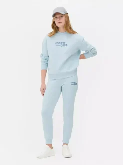 Primark Odzież Domowa I Na Siłownię|Bluzy<Bluza z okrągłym dekoltem i nadrukiem