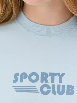 Primark Odzież Domowa I Na Siłownię|Bluzy<Bluza z okrągłym dekoltem i nadrukiem