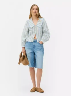 Primark Koszule I Bluzki<Bluzka z muszelkowym kołnierzykiem Paula Echevarria
