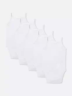 Primark Body I Koszulki Bez Rękawów<Body na ramiączkach dla noworodków, 5 szt.