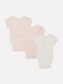 Primark Kaftaniki I Śpioszki<Body teksturowane, 3 szt.