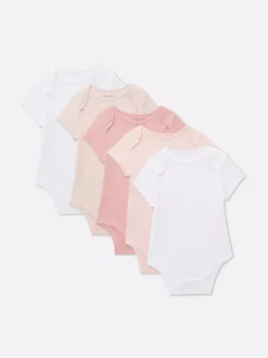 Primark Body I Koszulki Bez Rękawów<Body z krótkim rękawem, 5 szt.