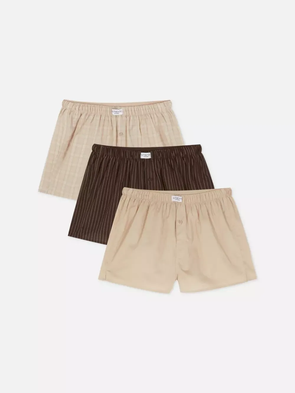 Primark Bielizna<Bokserki w kratę, 3 pary