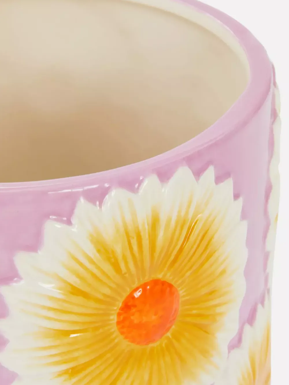 Primark Doniczki I Kwietniki<Ceramiczna doniczka z motywem kwiatowym