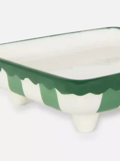 Primark Zastawa Stołowa<Ceramiczna mydelniczka w paski