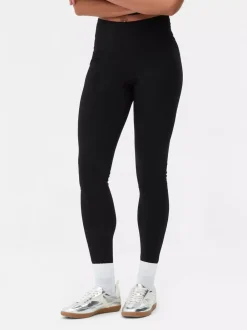 Primark Spodnie I Legginsy<Dżersejowe legginsy z wysokim stanem