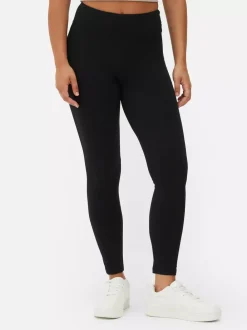 Primark Spodnie I Legginsy<Dżersejowe legginsy z wysokim stanem
