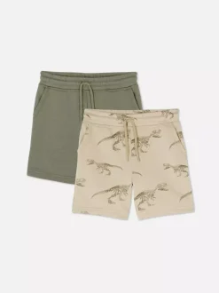 Dzieci Primark Szorty<Dżersejowe szorty ściągane sznurkiem, 2 pary