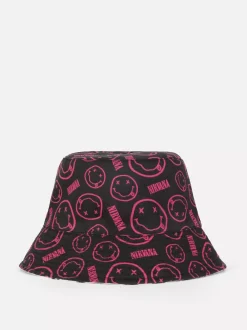 Primark Czapki, Rękawiczki I Szaliki<Dwustronny kapelusz z motywem Nirvany