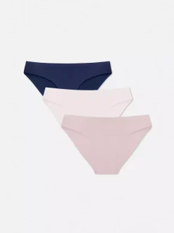 Damskie Primark Majtki Damskie<Dyskretne figi mini z modnym wzorem, 3 pary