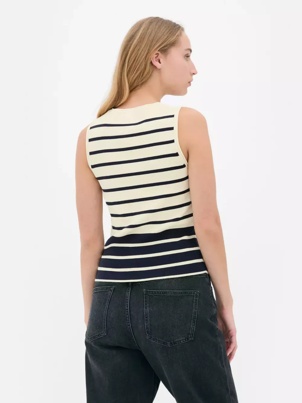 Primark Topy I T-Shirty<Dzianinowy top bez rękawów z okrągłym dekoltem