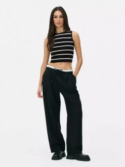 Primark Swetry I Kardigany<Dzianinowy top bez rękawów z okrągłym dekoltem