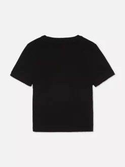 Dzieci Primark Topy I T-Shirty<Dzianinowy top z okrągłym dekoltem