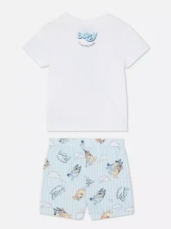 Dzieci Primark Piżamy I Bielizna Nocna<Dziecięca piżama z T-shirtem i szortami z Blue