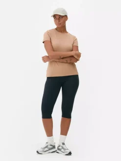 Primark Topy I T-Shirty<Elastyczny T-shirt z krótkim rękawem