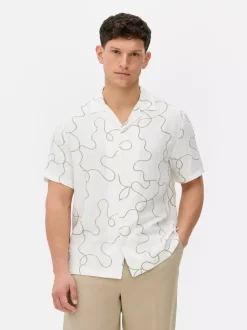 Primark Koszule<Flokowana koszula Kem z abstrakcyjnym wzorem
