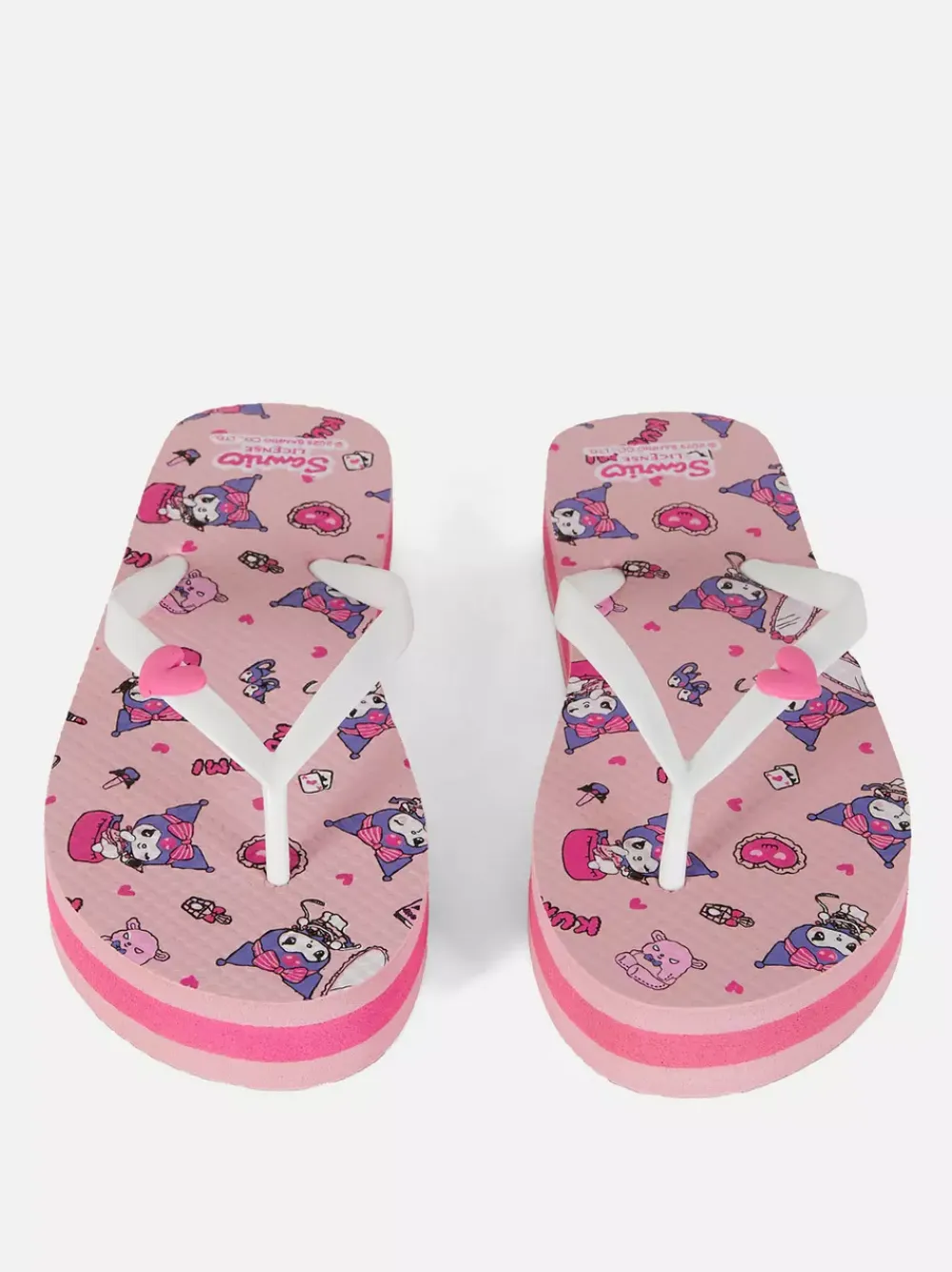 Primark Klapki I Japonki<Japonki z Kuromi z Hello Kitty