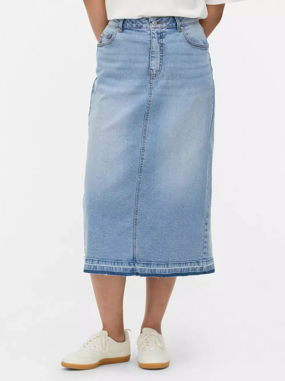 Primark Spódnice<Jeansowa spódnica midi