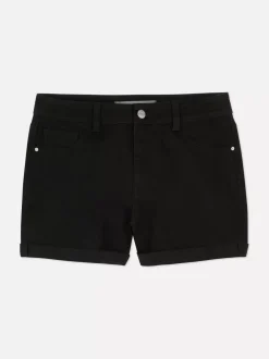 Primark Szorty<Jeansowe spodenki z podwiniętymi nogawkami