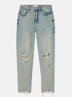 Primark Jeansy<Jeansy typu mom z rozdarciami