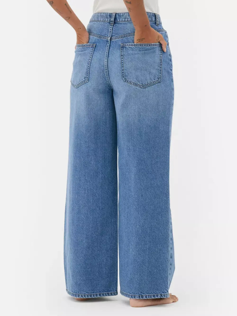 Primark Jeansy<Jeansy z szerokimi nogawkami