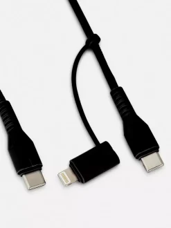 Primark Ładowarki<Kabel do ładowania 2 w 1, 2 m