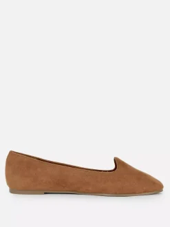Primark Płaskie Buty<Kapcie baleriny ze sztucznego zamszu