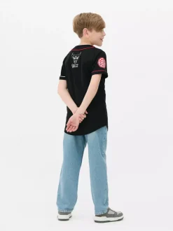 Dzieci Primark Topy I T-Shirty<Koszula bejsbolowa z motywem NBA Chicago Bulls