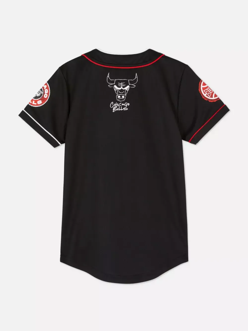 Dzieci Primark Topy I T-Shirty<Koszula bejsbolowa z motywem NBA Chicago Bulls