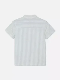 Dzieci Primark Koszule|Topy I T-Shirty<Koszula typu oxford w paski z krótkim rękawem