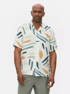 Primark Koszule<Koszula zapinana na guziki z abstrakcyjnym wzorem