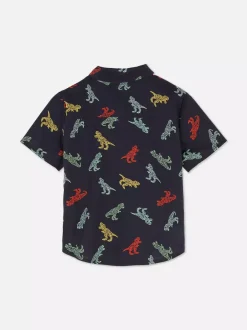 Dzieci Primark Koszule|Topy I T-Shirty<Koszula z krótkim rękawem i motywem dinozaura