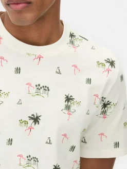 Primark Topy I T-Shirty<Koszula z krótkim rękawem i wzorem w palmy