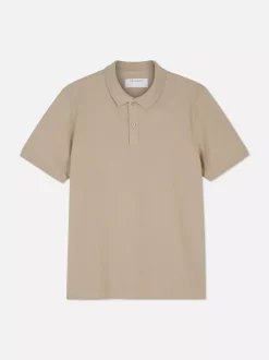Primark Garnitury I Eleganckie Ubrania|Topy I T-Shirty<Koszulka polo z piki z krótkim rękawem