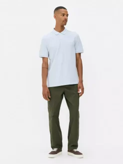 Primark Garnitury I Eleganckie Ubrania|Topy I T-Shirty<Koszulka polo z piki z krótkim rękawem