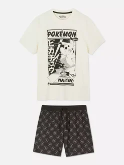 Primark Piżamy<Koszulka z krótkim rękawem i szorty, motyw Pokémon