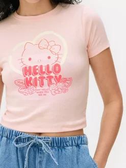 Primark Topy I T-Shirty<Krótka koszulka z motywem Hello Kitty