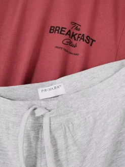 Primark Piżamy<Krótka piżama z napisem Breakfast Club