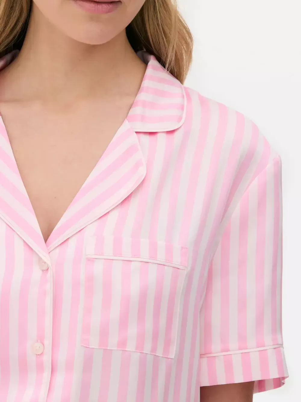 Primark Zestawy Piżamowe<Krótka satynowa piżama